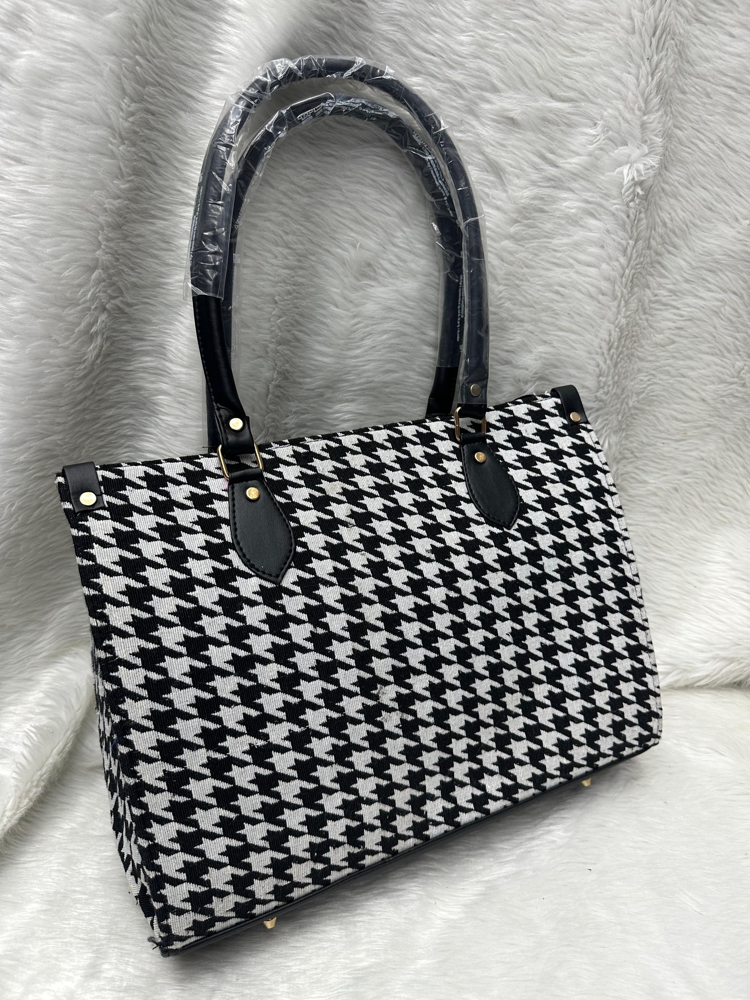 Artistry in Motion: Oversized Ikkat Tote Bag